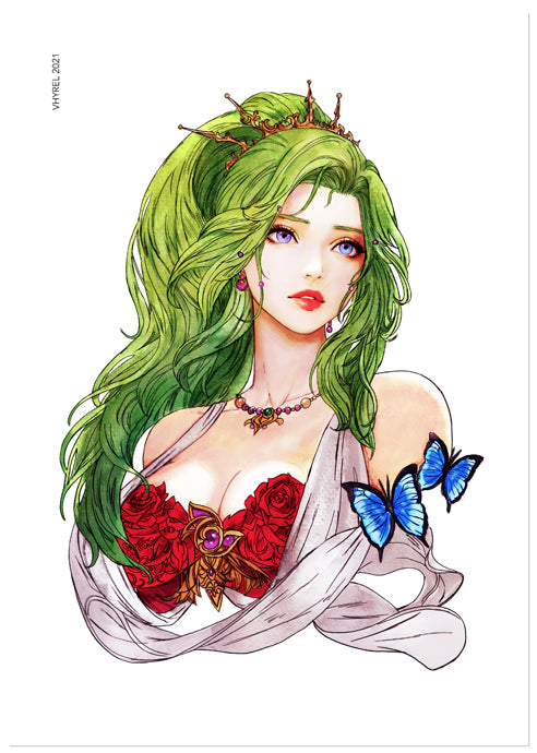 Final Fantasy VI Watercolor Terra Print