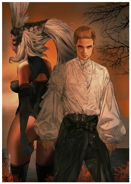Final Fantasy XII Balthier Fran Print OUTLET