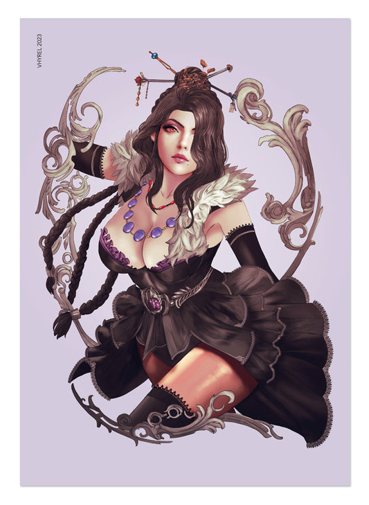 Final Fantasy X Lulu Print