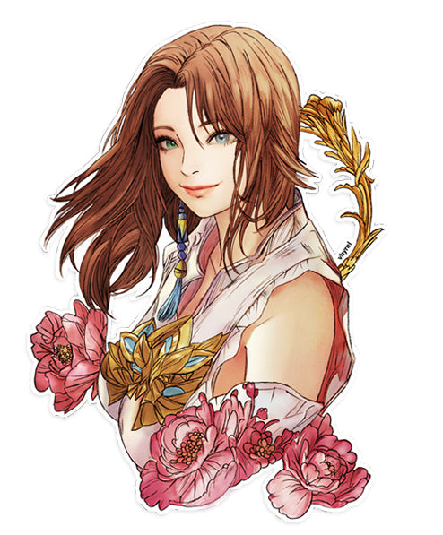 Final Fantasy X Yuna Die Cut Sticker