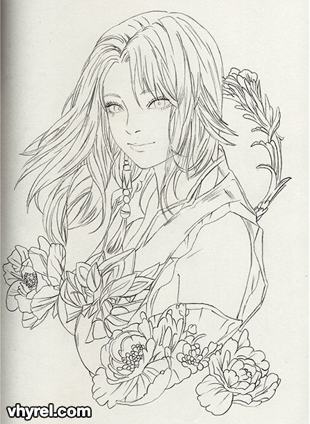 Final Fantasy X Yuna Original Art