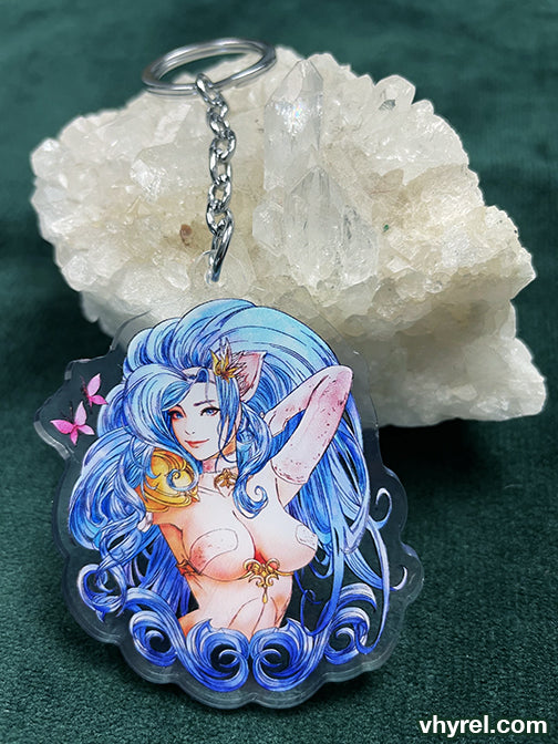 Darkstalkers Felicia Keychain Double Sided Acrylic