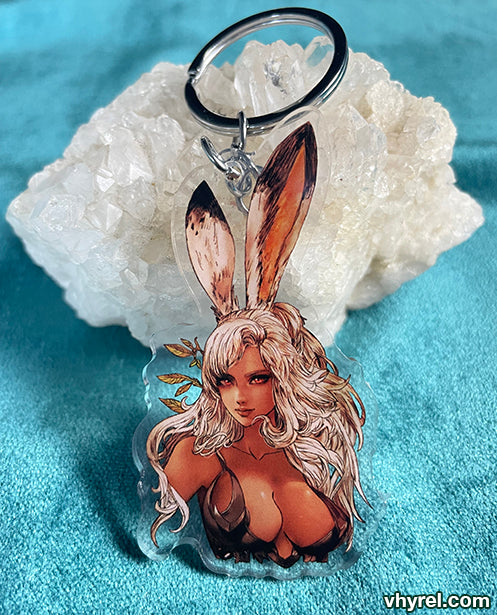 Final Fantasy XII Fran Keychain Double Sided Acrylic