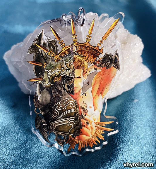 Final Fantasy XII Gabranth Keychain Double Sided Acrylic
