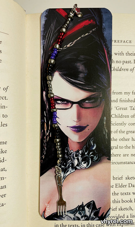 Bayonetta Bookmark Beaded
