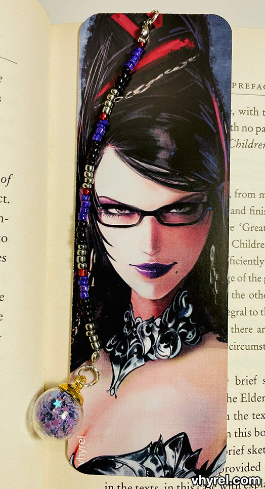 Bayonetta Bookmark Beaded