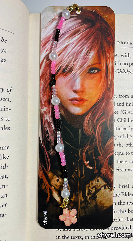 Final Fantasy XIII Lightning Bookmark Beaded