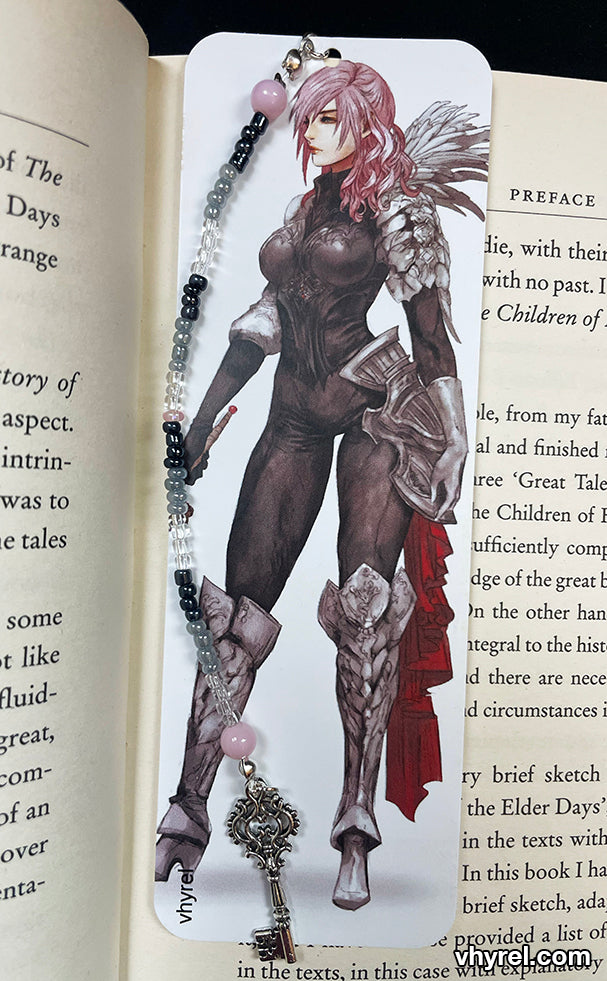 Final Fantasy XIII Lightning Bookmark Beaded
