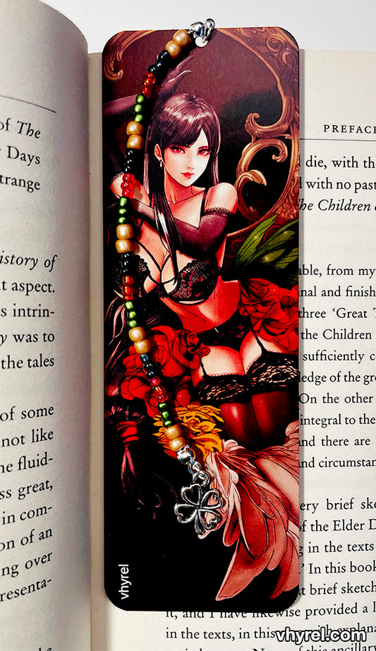 Final Fantasy VII Tifa Bookmark Beaded