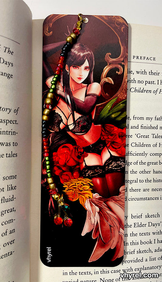 Final Fantasy VII Tifa Bookmark Beaded