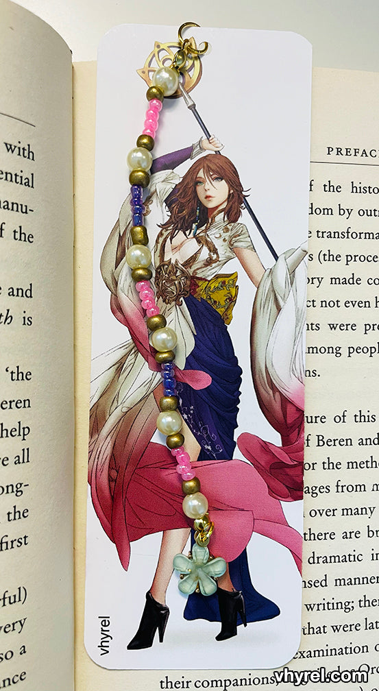 Final Fantasy X Yuna Bookmark Beaded