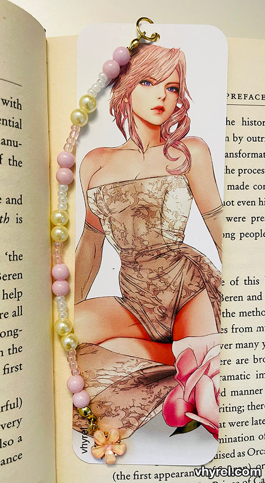 Final Fantasy XIII Lightning Bookmark Beaded
