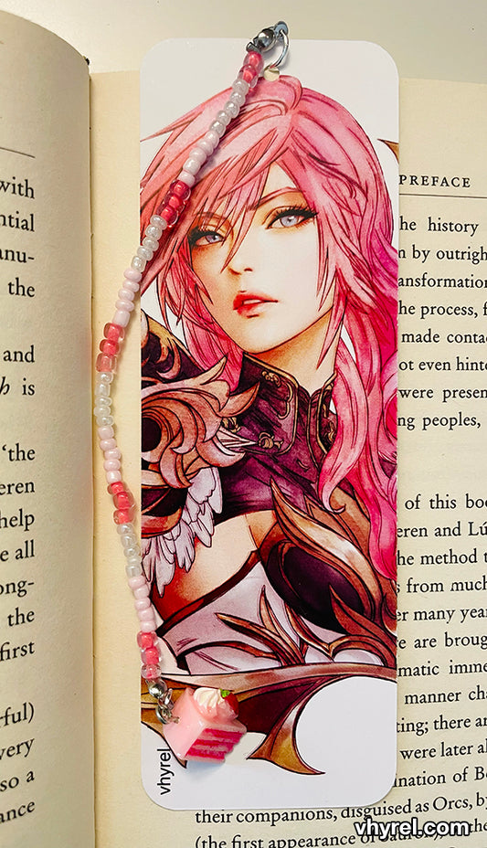 Final Fantasy XII Lightning Bookmark Beaded