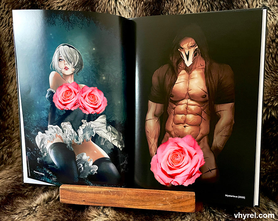 Erotic The Art of Vhyrel Art Book