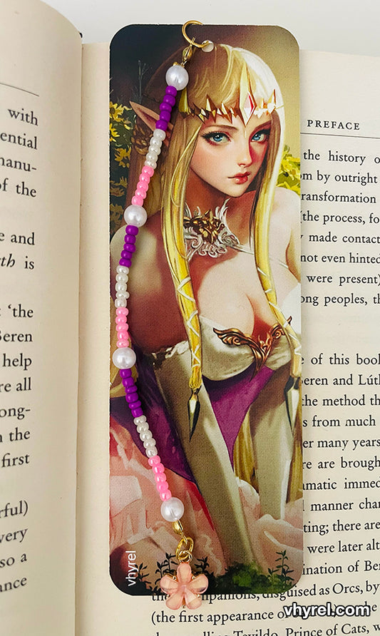 Legend of Zelda Princess Zelda Bookmark Beaded