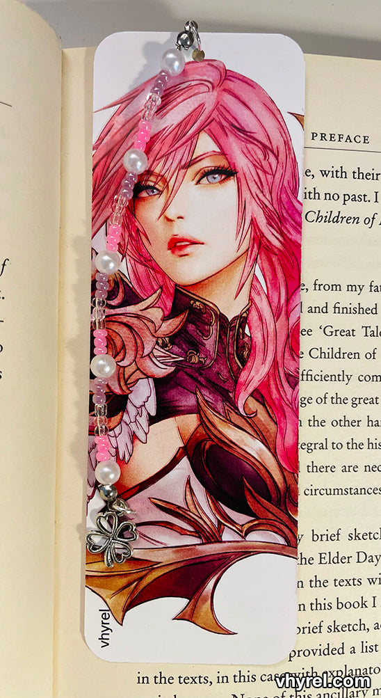 Final Fantasy XII Lightning Bookmark Beaded