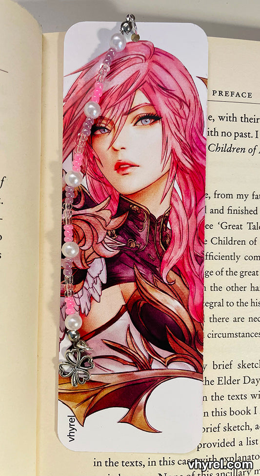Final Fantasy XII Lightning Bookmark Beaded