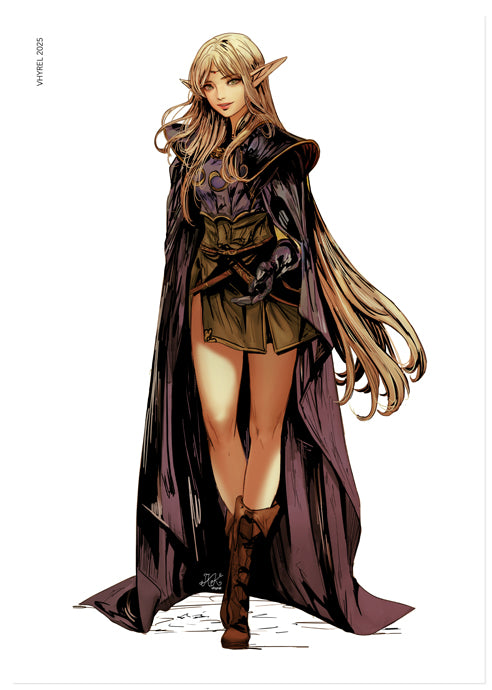 Record of Lodoss War Deedlit Print OUTLET