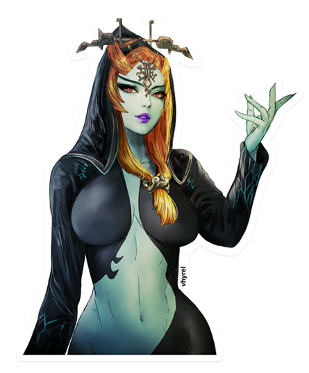 Legend of Zelda Midna Die Cut Sticker