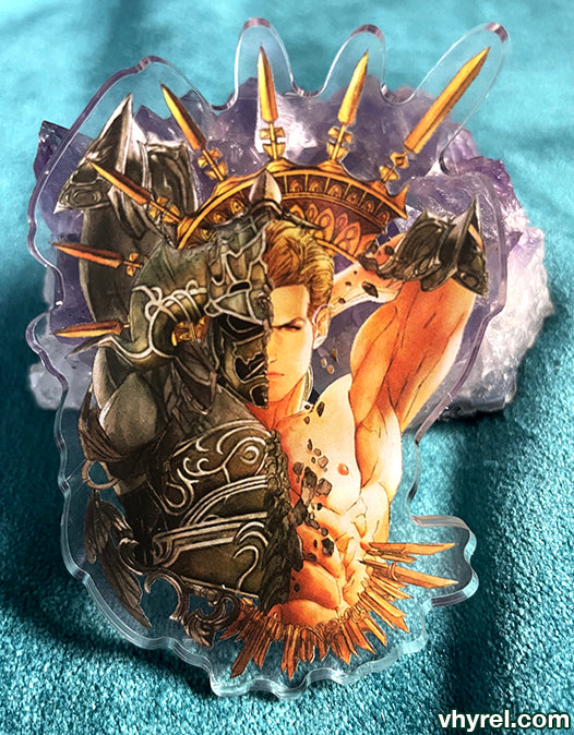Final Fantasy XII Gabranth Clear Acrylic Pin