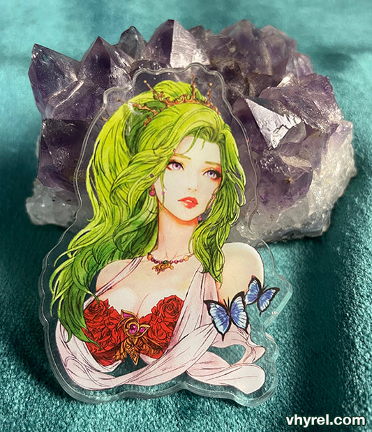 Final Fantasy VI Terra Clear Acrylic Pin