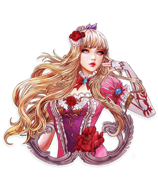 Tekken Watercolor Lili Die Cut Sticker
