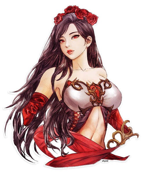 Final Fantasy VII Tifa Die Cut Sticker