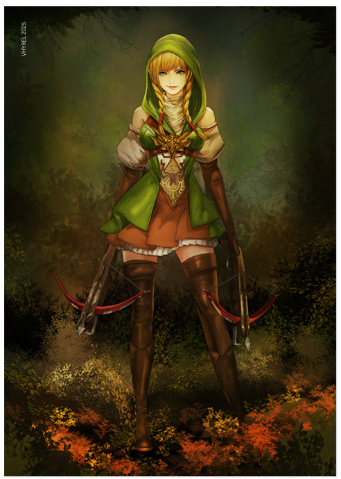 The Legend of Zelda Linkle Print
