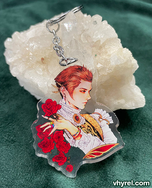 Final Fantasy XII Balthier Keychain Double Sided Acrylic