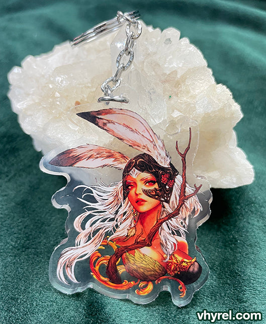 Final Fantasy XII Fran Keychain Double Sided Acrylic