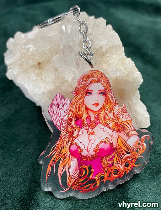 Legend of Zelda Princess Zelda Keychain Double Sided Acrylic